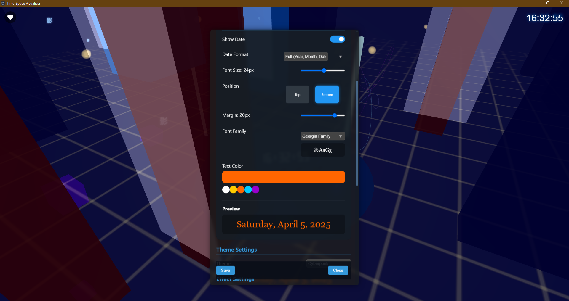 Time-Space-Visualizer スクリーンショット1